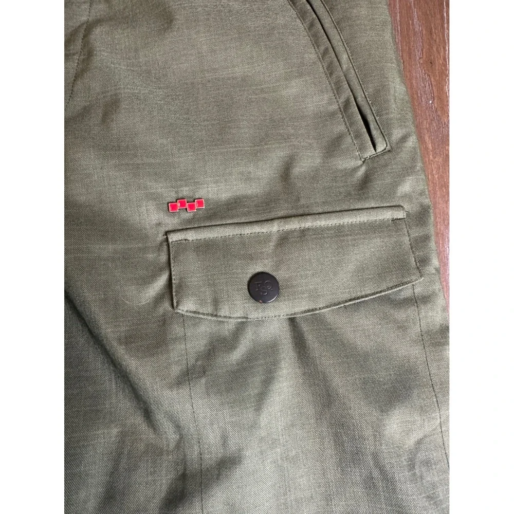 Four Square Outerwear Men's Green Cargo Snowboard Ski Pants Size Large